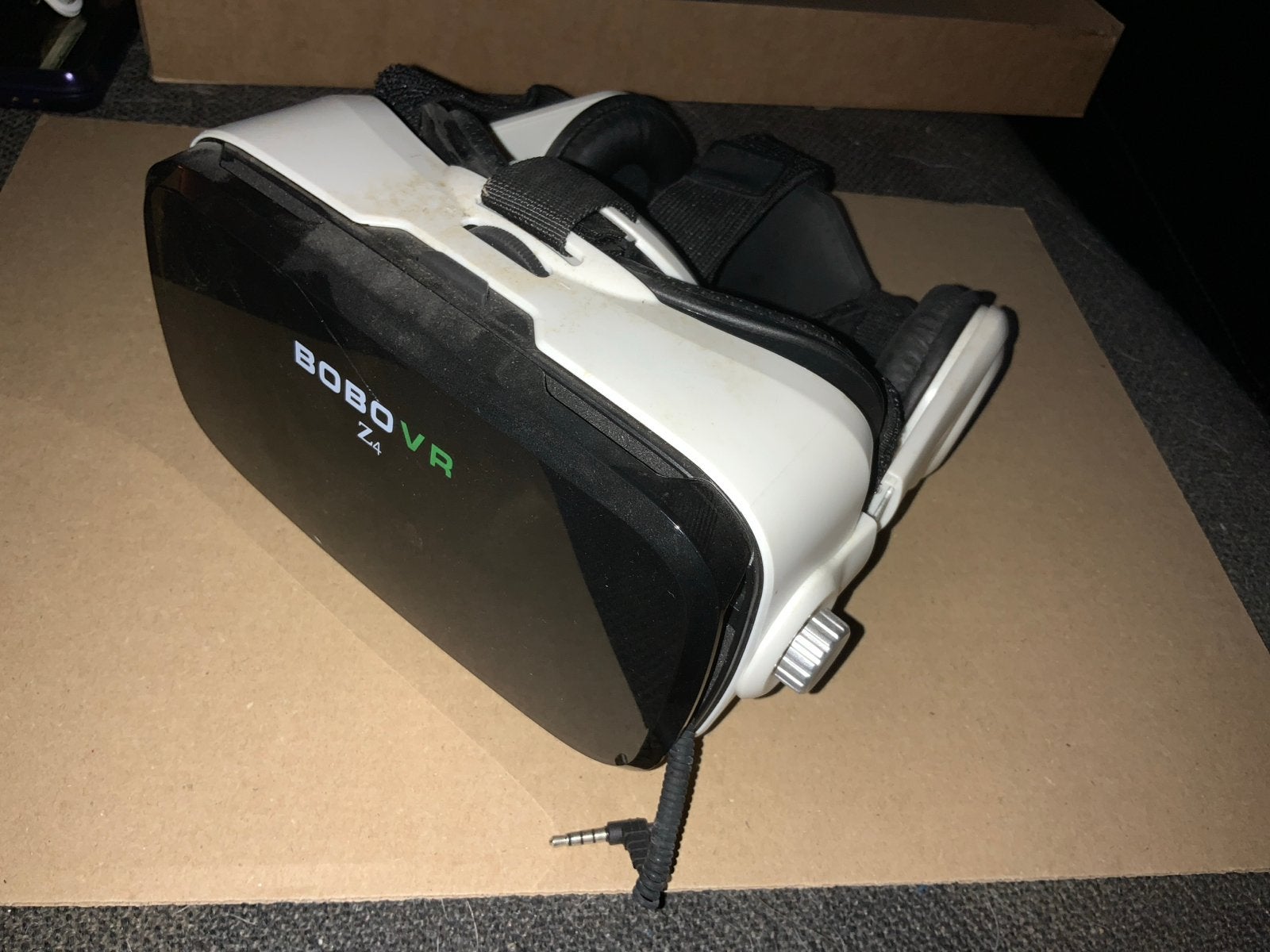 BOBOVR Z4 VR-bril met ingebouwde koptelefoon aansluiting, Ophalen of Verzenden, Gebruikt, VR-bril, Telefoon