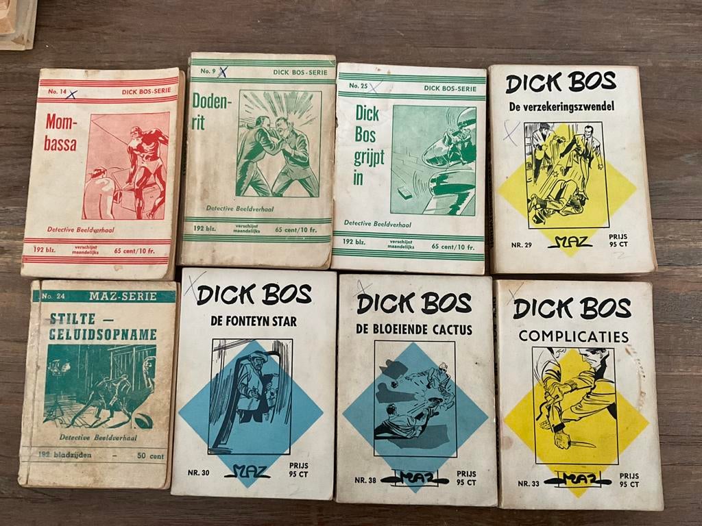 Diverse Dick Bos boekjes, Boeken, Meerdere comics, Ophalen of Verzenden, Gelezen, Europa