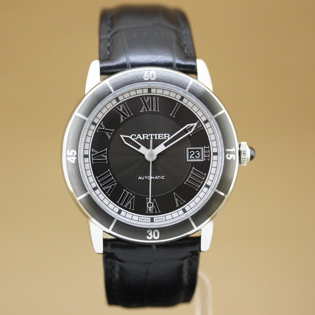 Cartier Ronde Croisière – Ref. 3886, Overige merken, Staal, Polshorloge, Ophalen of Verzenden
