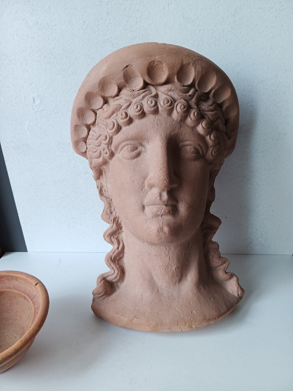 Terracotta Griekse Godin Beeld - Museumreplica 29 cm, Ophalen of Verzenden