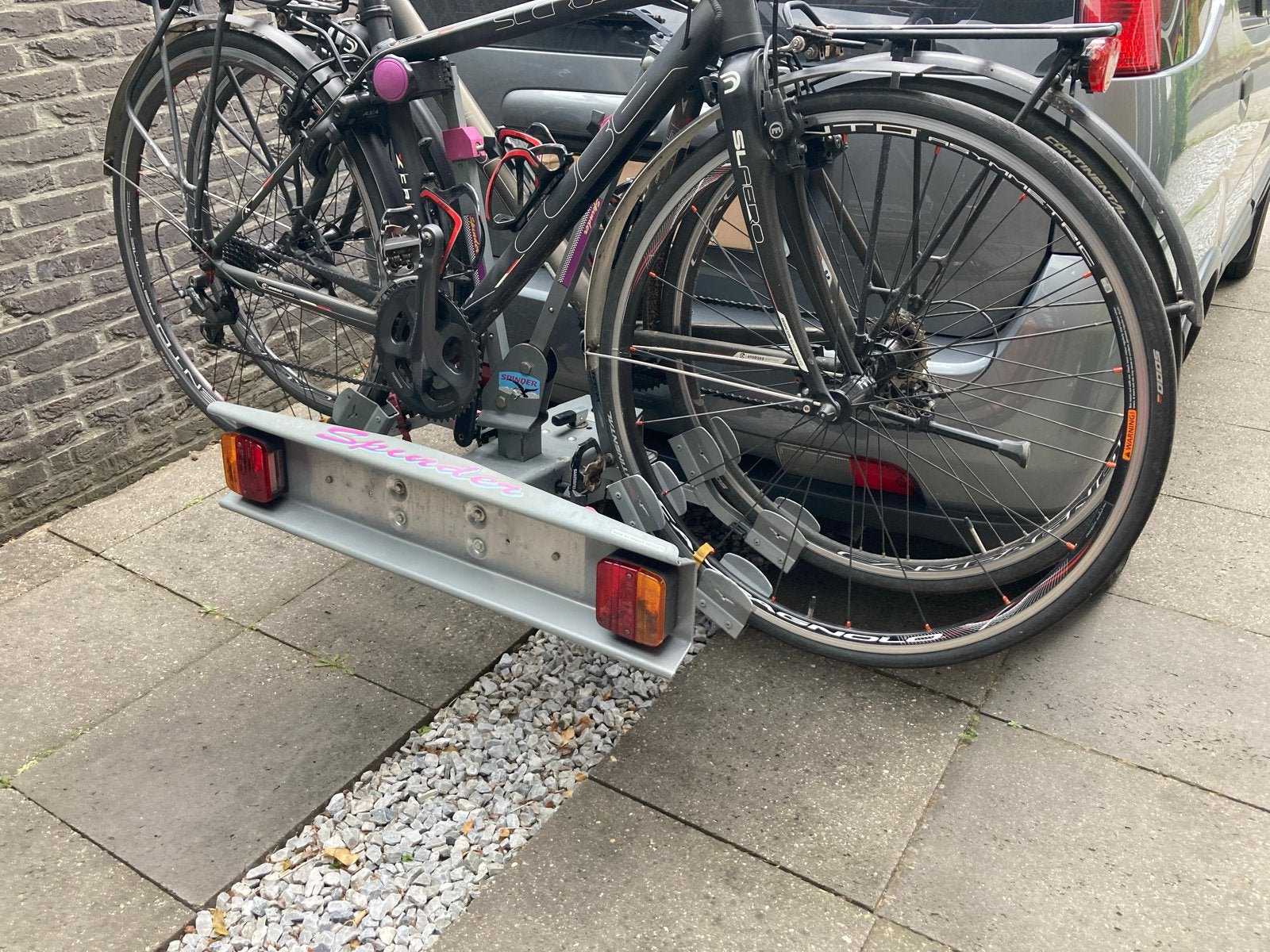 Spinder RC-2-F fietsendrager, 7-polige stekker, gebruikt, Ophalen, 2 fietsen, Gebruikt, Trekhaakdrager
