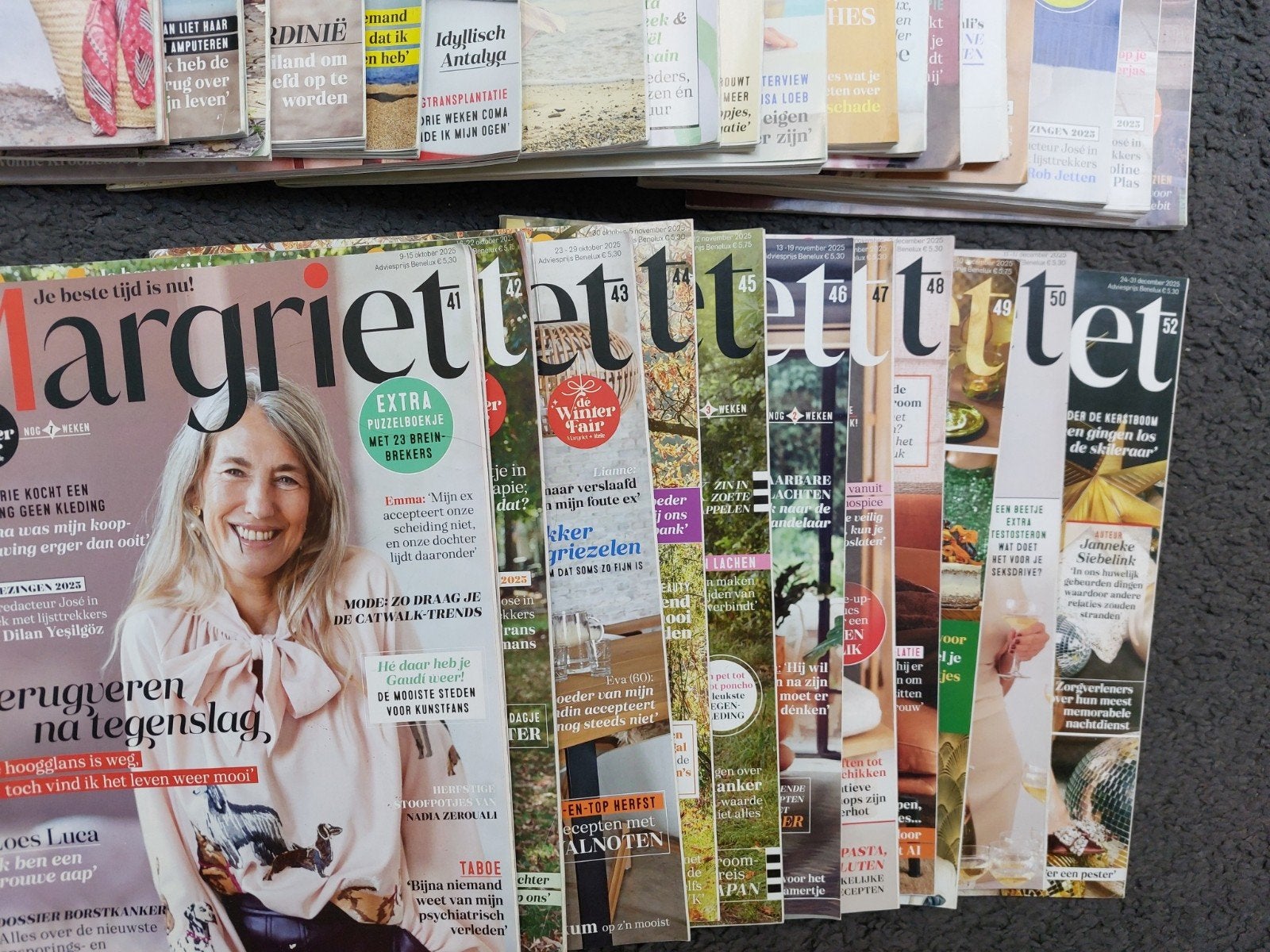 Margriet tijdschriften 2026, nummers 1 t/m 32, Ophalen of Verzenden, Gelezen, Damesbladen