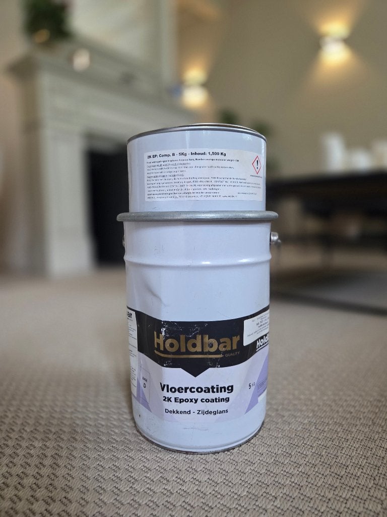 Holdbar 2K Epoxy vloercoating (Ral 7023 - betongrijs), Ophalen, Nieuw, Overige kleuren