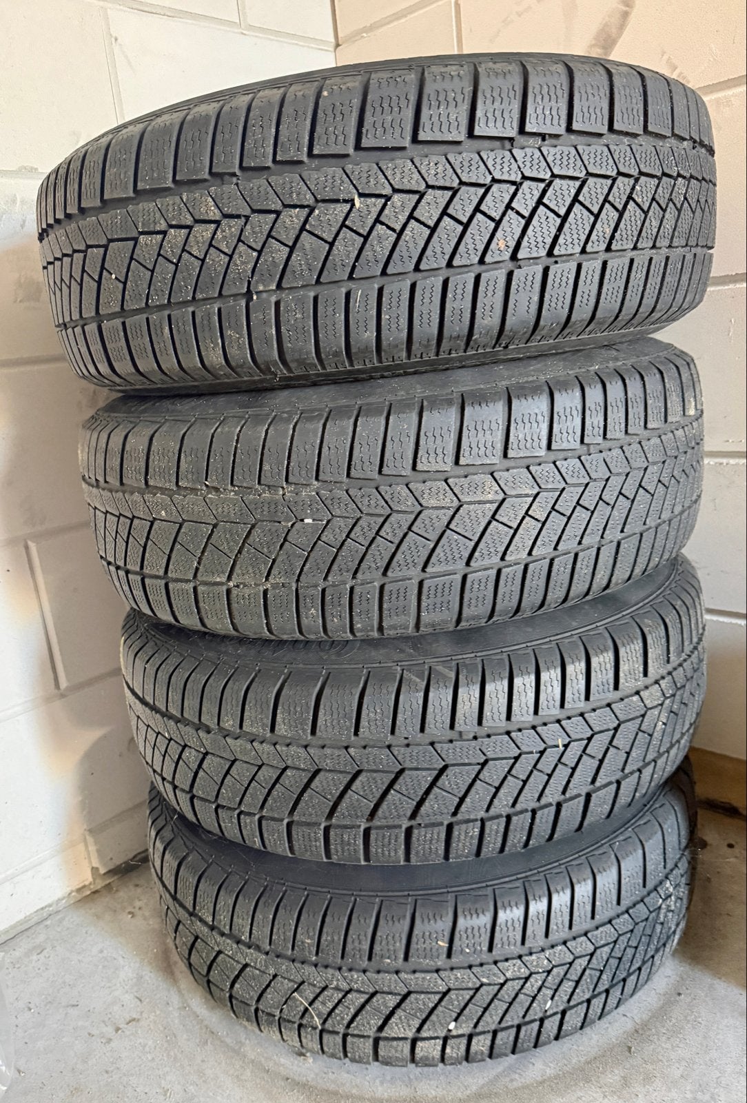 Continental WinterContact TS830 P 195/65 R16 BMW, Ophalen, Gebruikt, 16 inch, Banden en Velgen