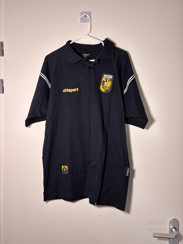 Vitesse Arnhem 1999 2000 vintage voetbal polo shirt, Maat L, Verzenden, Zo goed als nieuw, Shirt