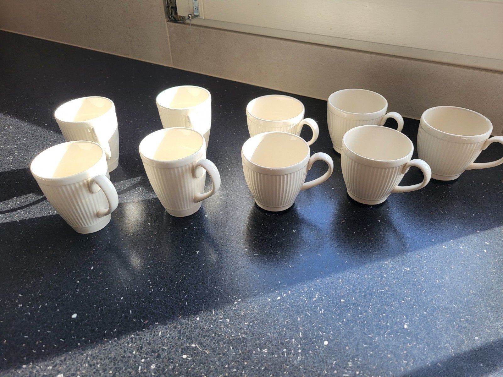 Wedgwood windsor koffiemokken, Antiek en Kunst, Antiek | Servies compleet, Ophalen of Verzenden