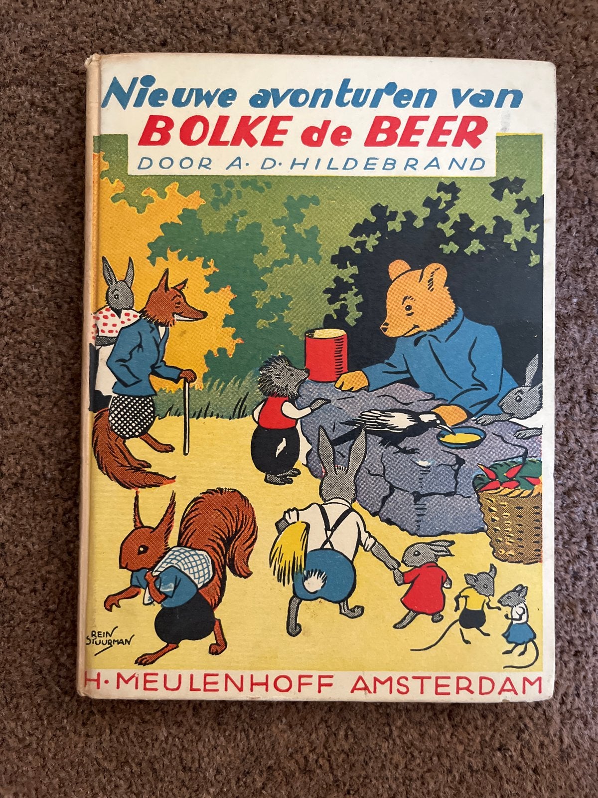 Nieuwe Avonturen van Bolke de Beer - A.D. Hildebrand, Boeken, Ophalen of Verzenden, Gelezen, Sprookjes