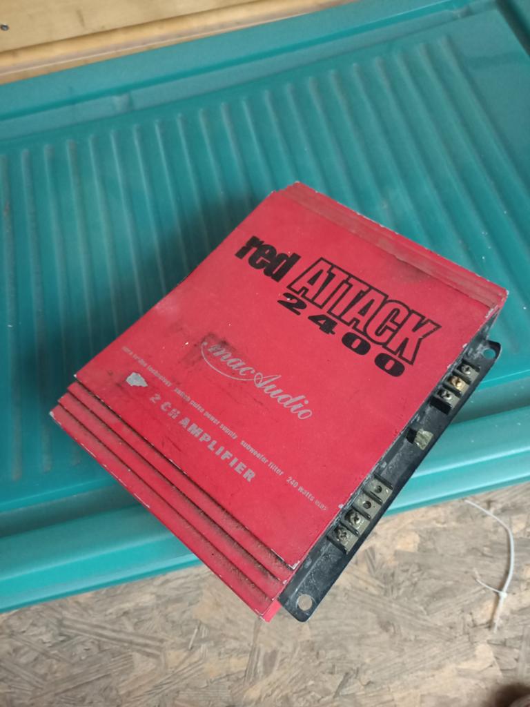 Mac Audio Red Attack 2400 Auto Versterker, Overige merken, Gebruikt, Ophalen of Verzenden, 120 watt of meer