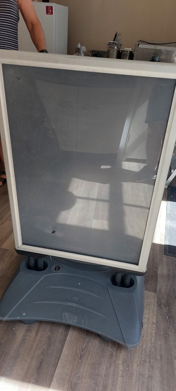 Abri reclame stoepbord, Ophalen, Gebruikt, Reclamebord