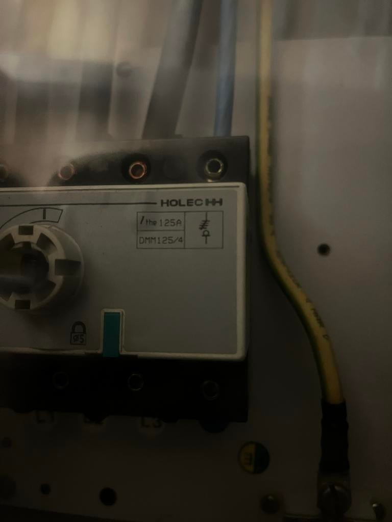 Holech DMM125/4 Hoofdschakelaar 125A, Ophalen of Verzenden, Gebruikt, Schakelaar