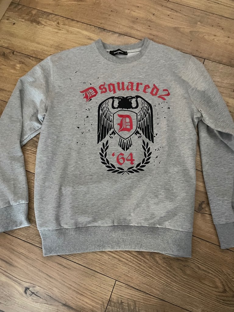Dsquared sweater te koop, Ophalen of Verzenden, Nieuw, Maat 56/58 (XL), Grijs