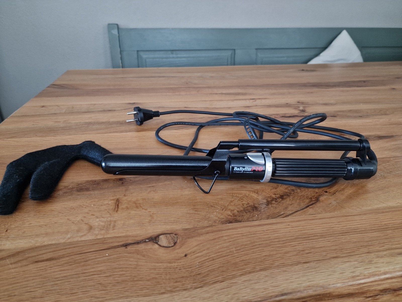 BaByliss Pro titanium diamond Krultang, Ophalen of Verzenden, Nieuw, Krultang of Stijltang