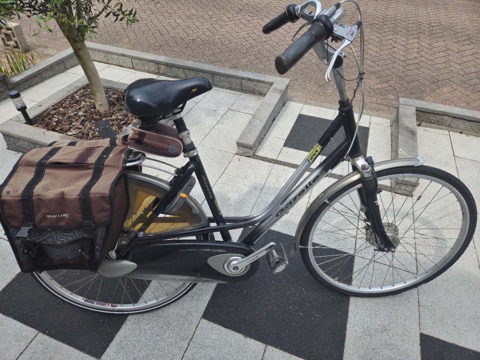 Gazelle fiets met 7 versnellingen, zijspan en slot, Fietsen en Brommers, Ophalen, Gebruikt, Versnellingen, Gazelle
