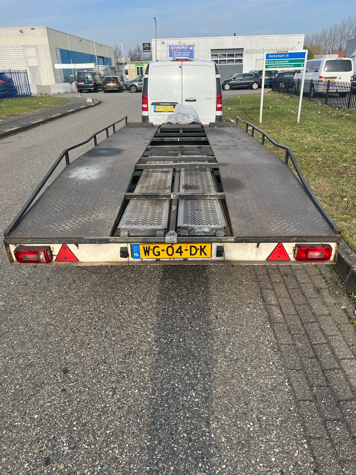 Oosterwijk JO 2500 autotransporter, Ophalen, Gebruikt