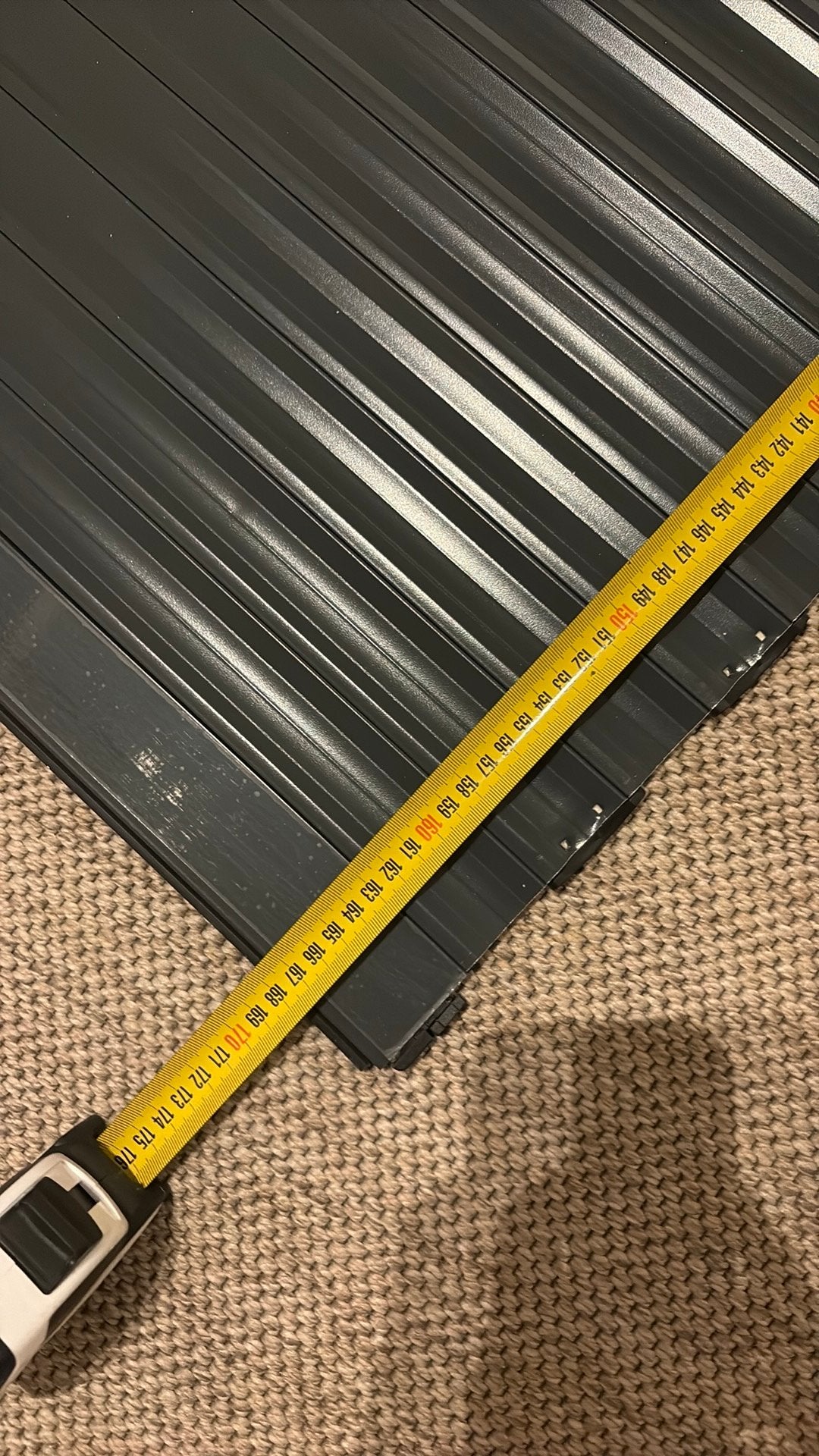 Rolluik antraciet, Ophalen of Verzenden, Zo goed als nieuw, Minder dan 100 cm