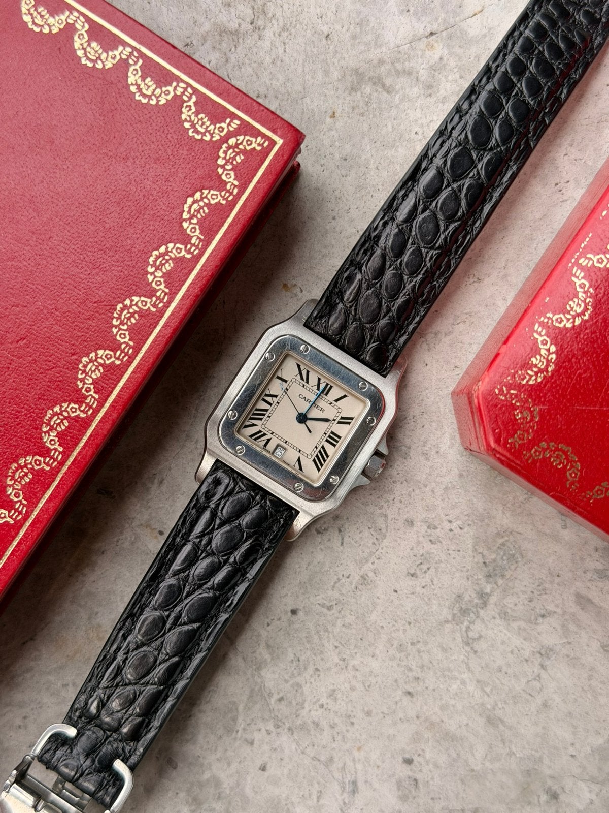 Cartier Galbee GM 1564 volledig origineel met clipsluiting, Ophalen of Verzenden, Zo goed als nieuw, Leer, Overige merken