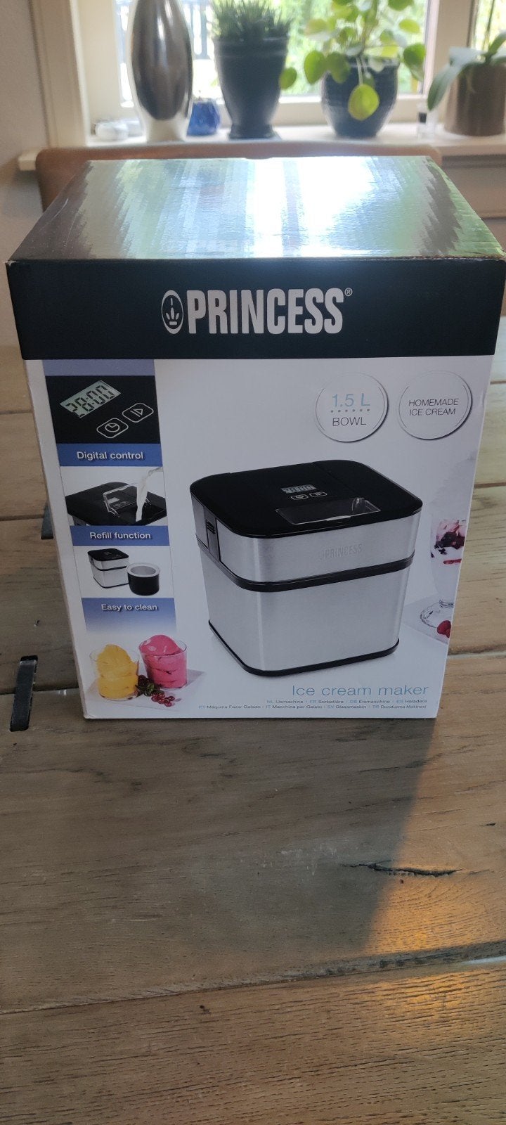 Princess IJsmachine 1.5L - Nieuw in doos, Witgoed en Apparatuur, Overige Witgoed en Apparatuur, Ophalen of Verzenden, Nieuw