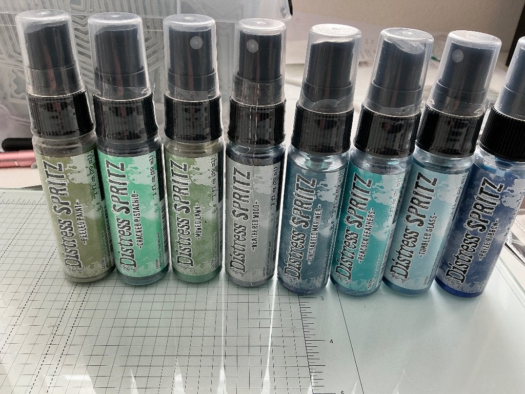 Distress Spritz inkt Ranger 15 kleuren Nieuw, Ophalen of Verzenden, Nieuw, Overige thema's, Overige typen