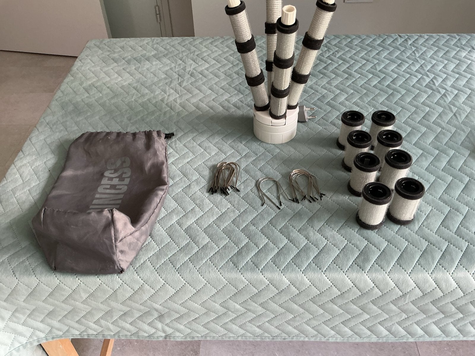 Princess Opvouwbare Krulset met Smalle en Dikkere Borstels, Ophalen of Verzenden, Zo goed als nieuw, Haarverzorging