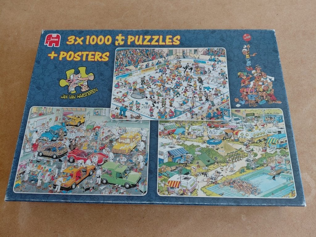 Jan van Haasteren, Ophalen, 500 t/m 1500 stukjes, Zo goed als nieuw, Legpuzzel