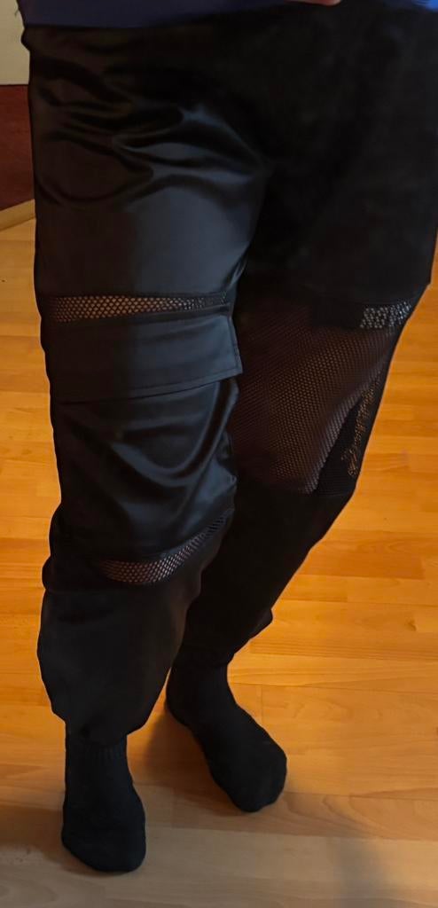 VDR, Villa Delle Rose broek maat L., Kleding | Dames, Broeken en Pantalons, Zo goed als nieuw, Maat 42/44 (L), Zwart, Lang, Ophalen of Verzenden