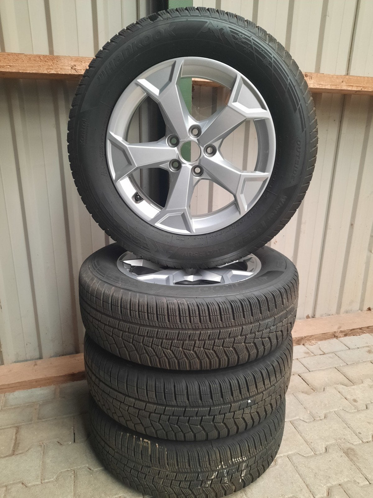 ZGAN 17 inch velgen 5×112 OEM AUDI Q3 VW TIGUAN SKODA KODIAQ, Banden en Velgen, 17 inch, Personenwagen, Gebruikt