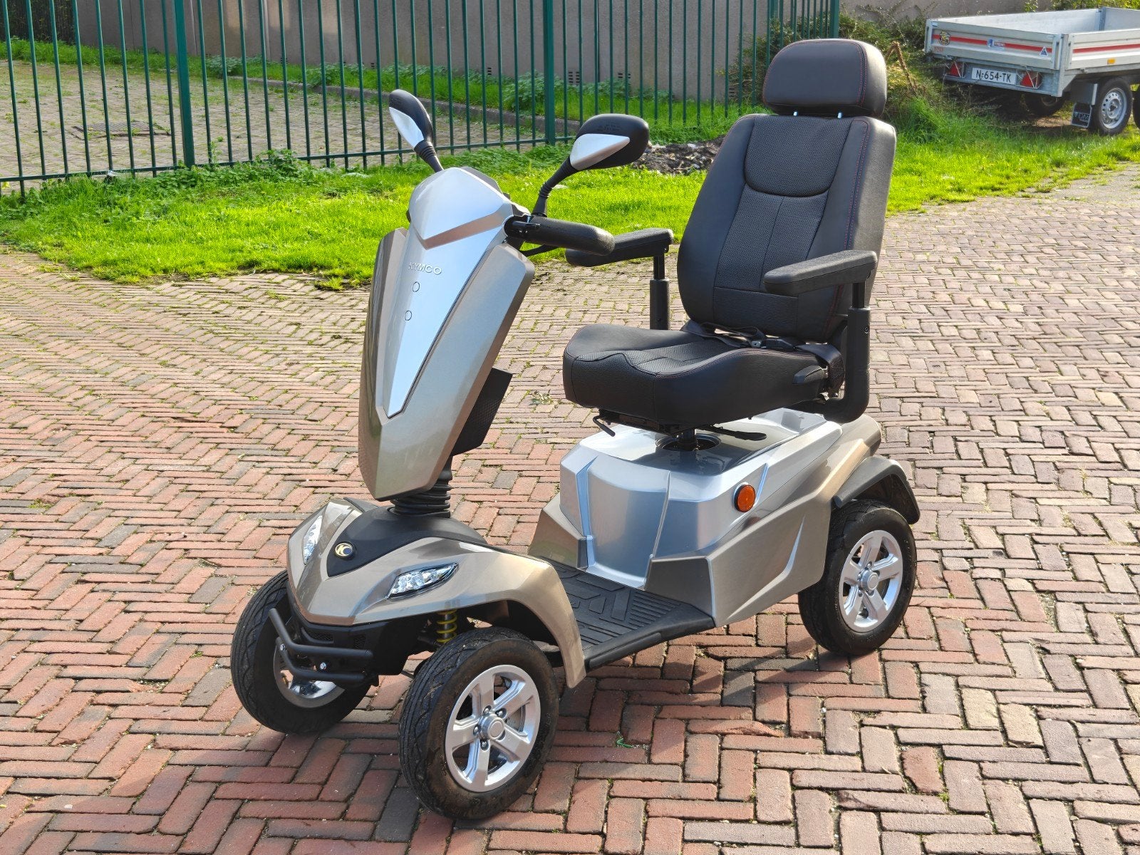 Kymco New Maxer in zeer nette staat 19 km/u. Accu's perfect., Ophalen, Zo goed als nieuw, 46 km of meer, 16 km/u of meer