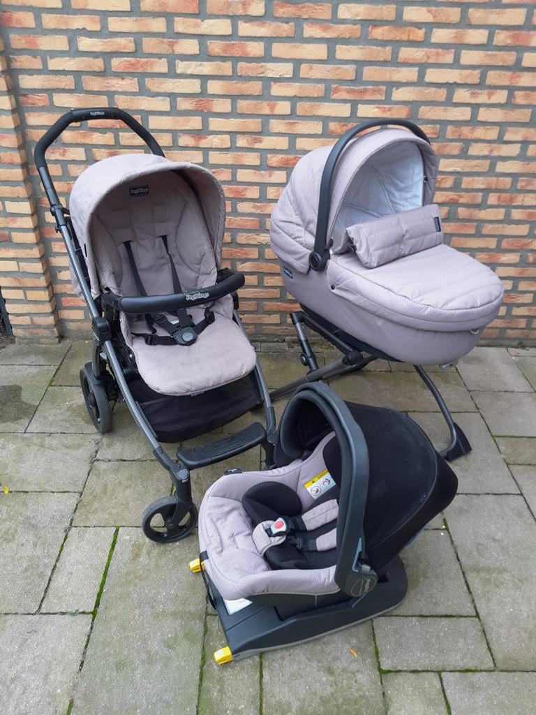 Peg-Pérego book 51 kinderwagen set, Gebruikt, Combiwagen, Verstelbare duwstang, Ophalen