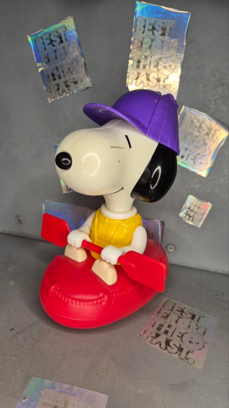 Snoopy in kano - McDonald's Happy Meal speelgoed, Ophalen of Verzenden, Gebruikt, Jongen of Meisje