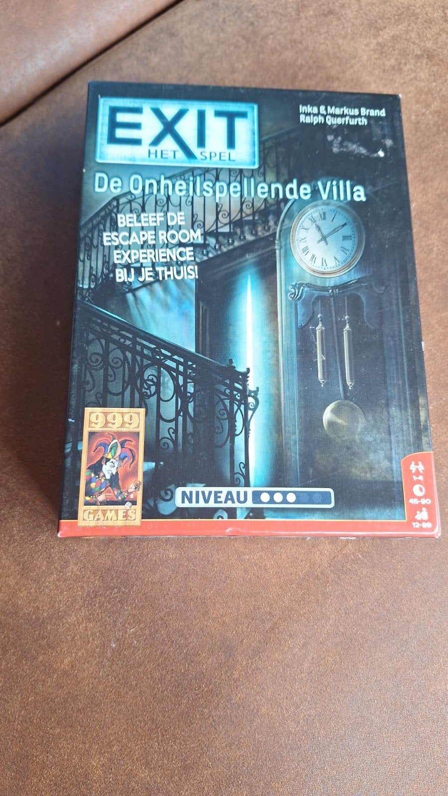 EXIT Het Spel: De Onheilspellende Villa - Escape Room, Een of twee spelers, Ophalen of Verzenden, Gebruikt, 999 Games