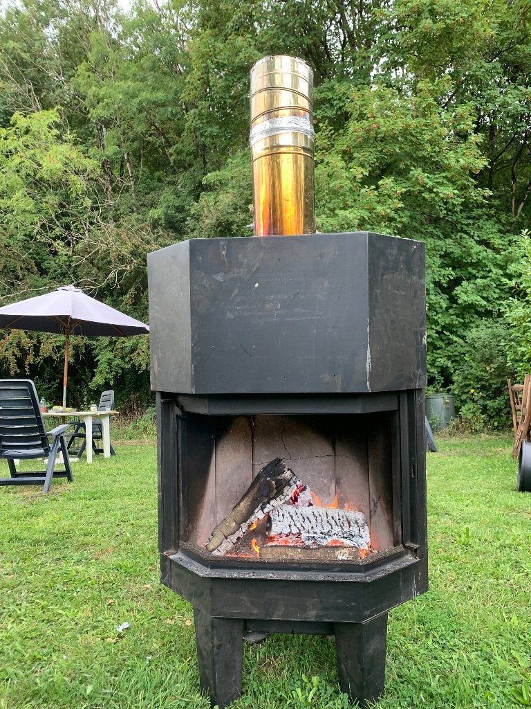 Houtkachel te gebruiken als PIZZA-OVEN, Ophalen of Verzenden, Gebruikt, Bel-fire