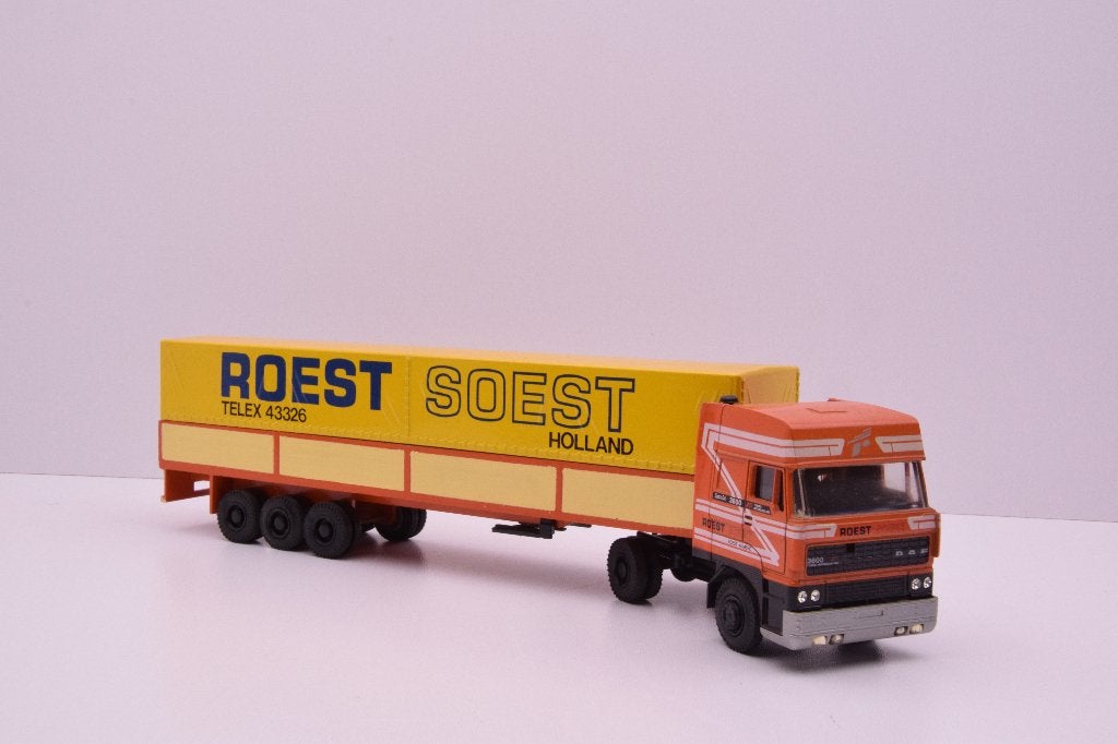 DAF 3300 Spacecab  ''  Roest transport Soest ''  Lion Car, Ophalen of Verzenden, Zo goed als nieuw, Bus of Vrachtwagen, Lion Toys