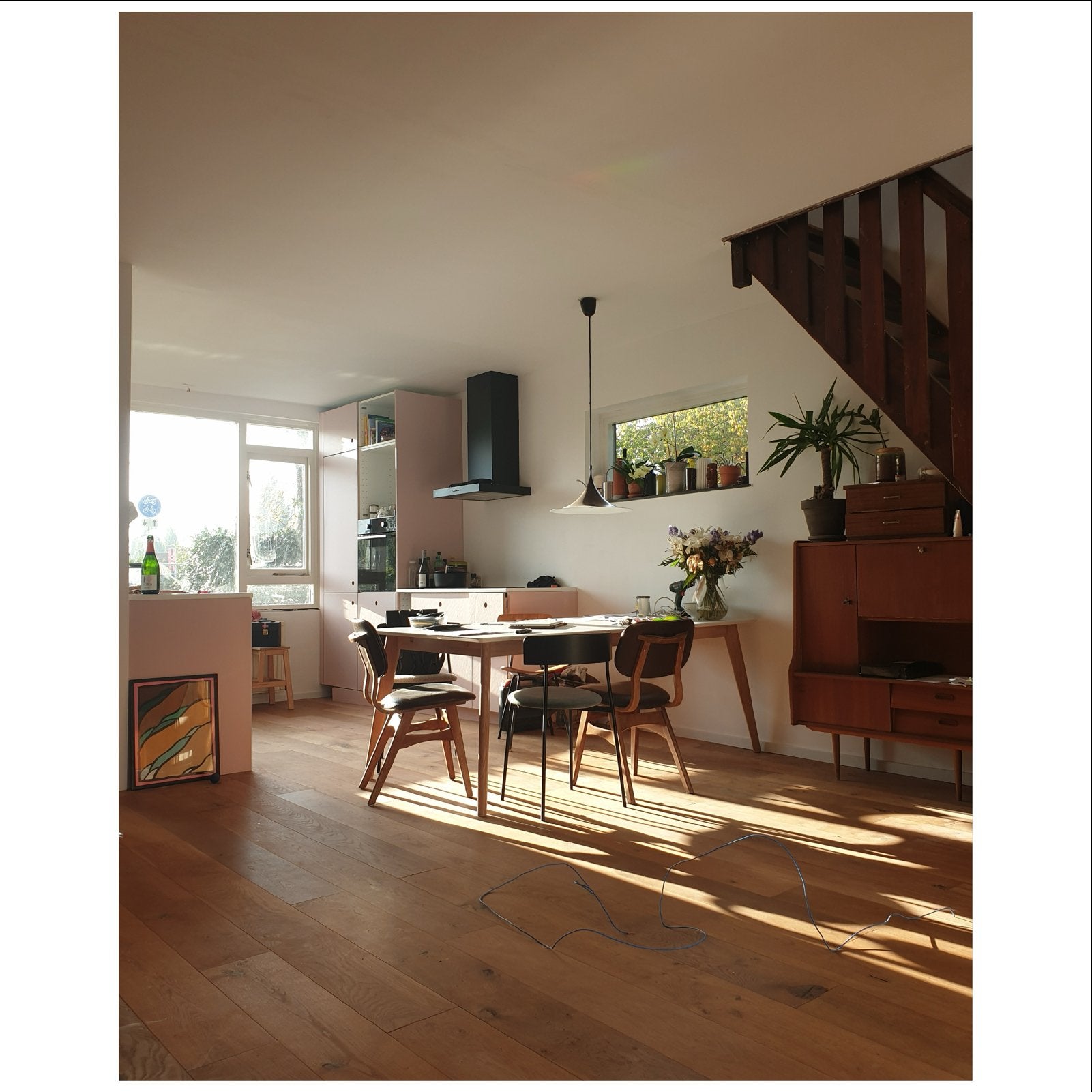 Houten lamel parketvloer met 3 mm toplaag - gratis, Gebruikt, 10 m² of meer, 10 tot 30 cm, Hout