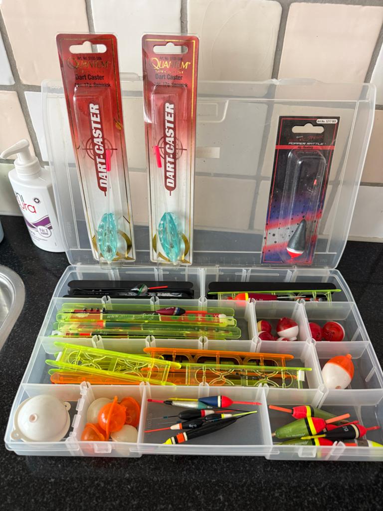 Diverse dobbers en accessoires voor het vissen, Ophalen, Gebruikt, Dobber of Lood