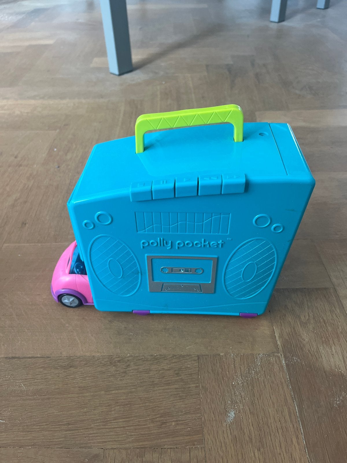 Polly Pocket Boombox Speelset met Auto, Ophalen of Verzenden, Gebruikt, Meisje