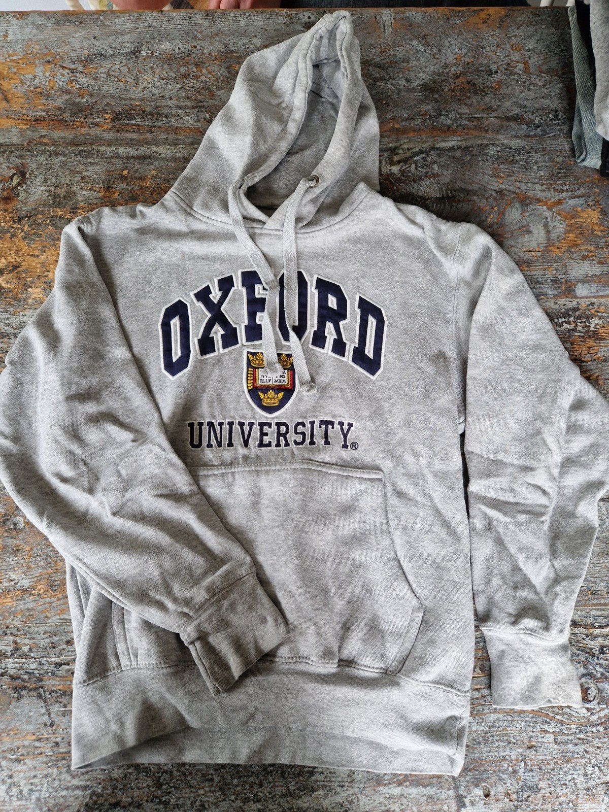 Oxford sweater, dames. Maat XS, Ophalen, Zo goed als nieuw, Maat 34 (XS) of kleiner, Grijs