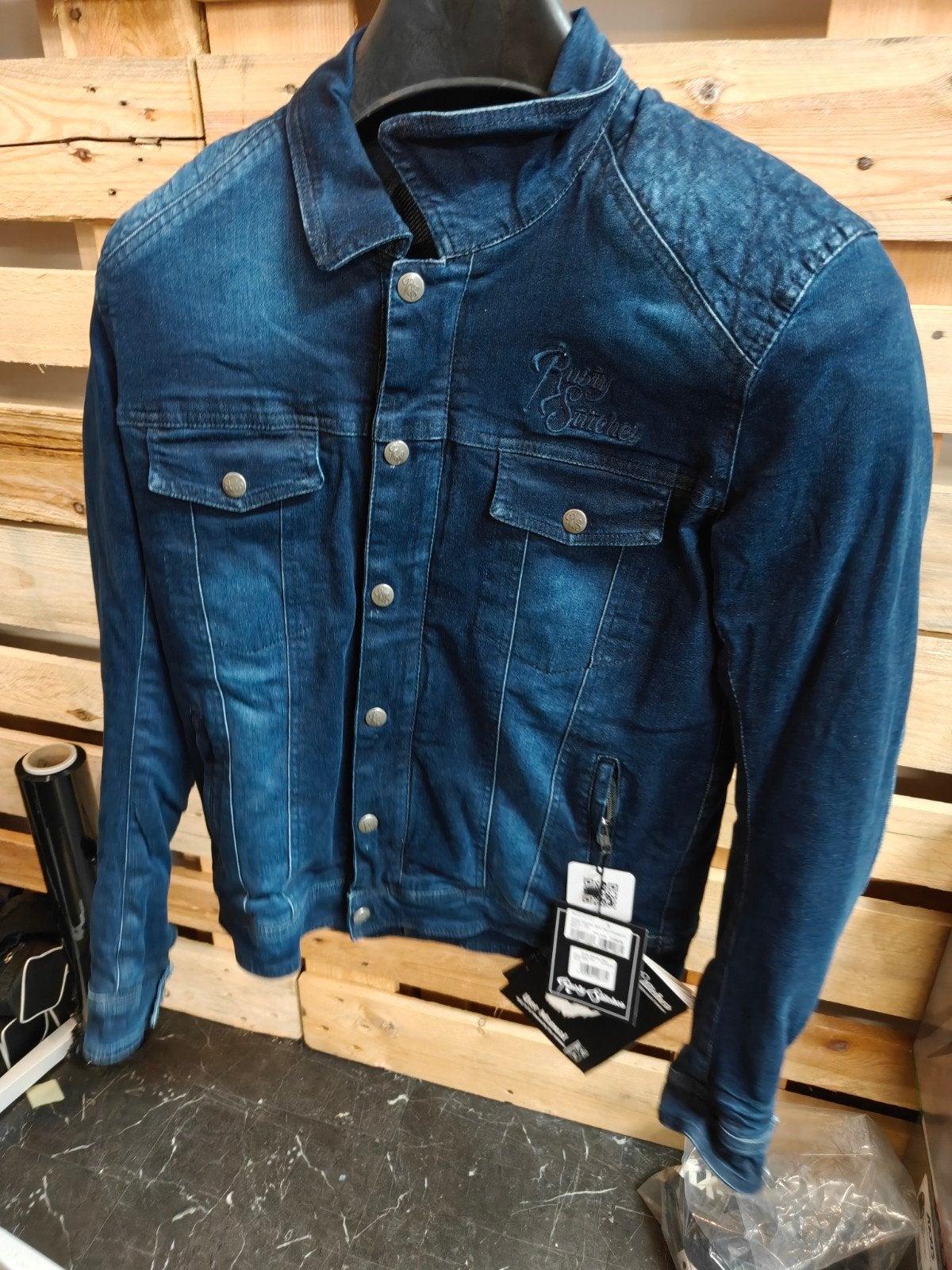 Rusty Stiches Motorjas S, Ophalen of Verzenden, Nieuw met kaartje, Kinderen, Jas | textiel