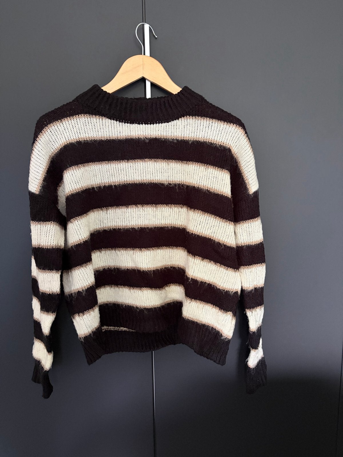 Cotton Club gestreepte trui - Maat L, Ophalen of Verzenden, Zo goed als nieuw, Maat 42/44 (L), Bruin