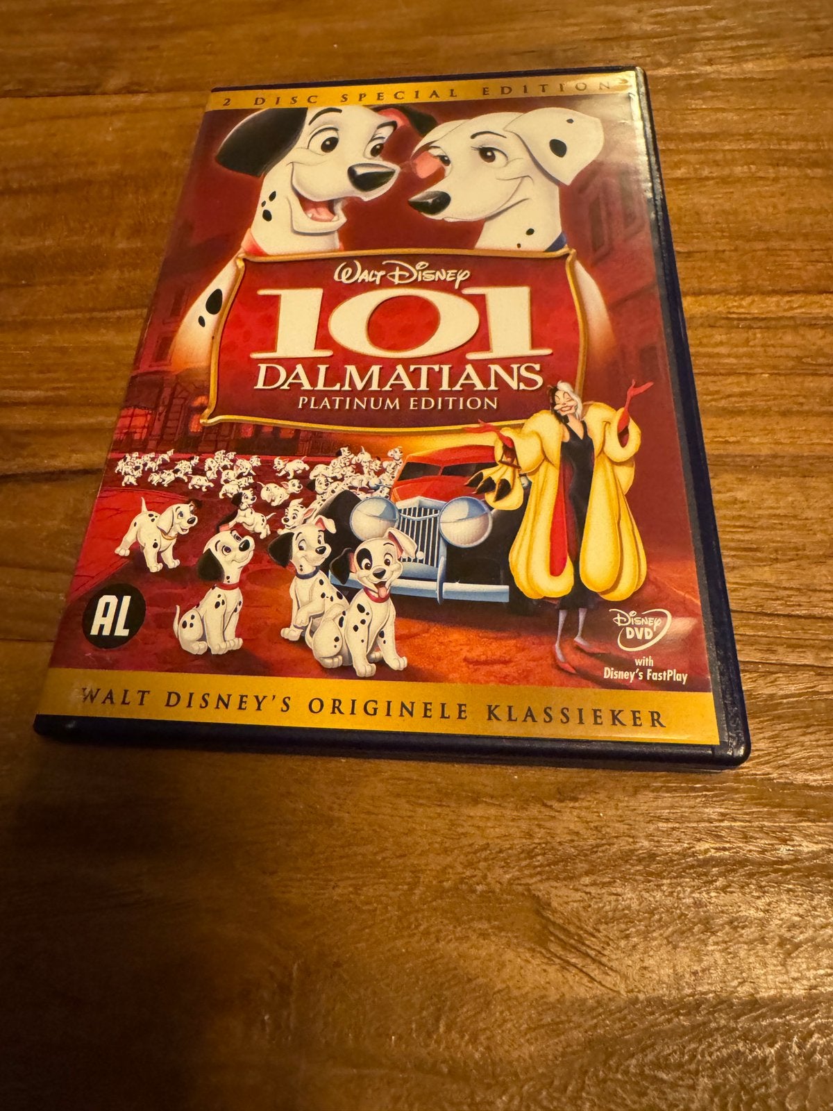 Dvd 101 dalmatiërs, Tekenfilm, Zo goed als nieuw, Nederlands, Alle leeftijden