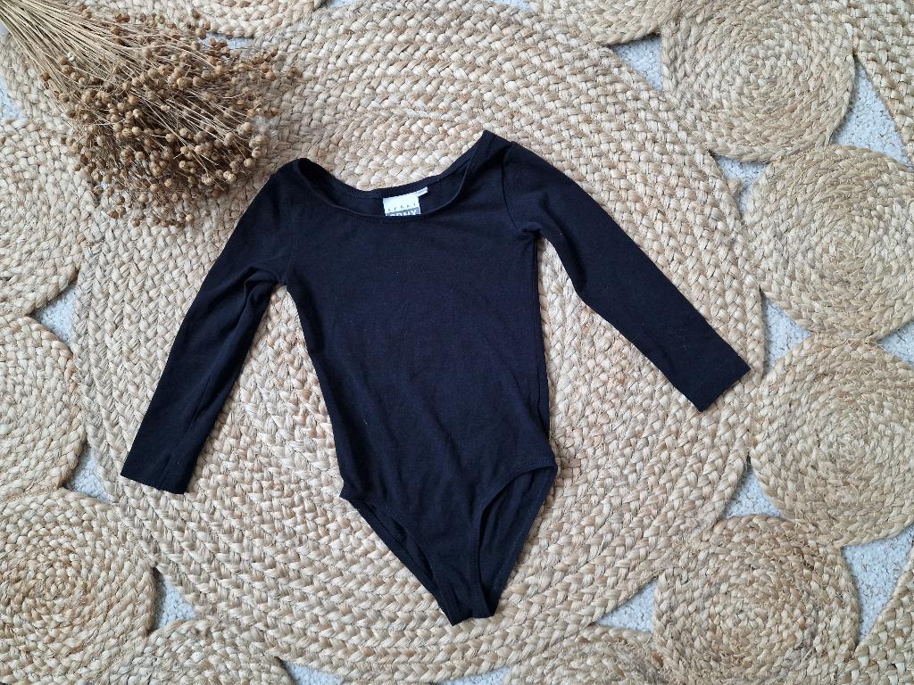 Zwart gympakje maat 116, Ophalen of Verzenden, Zo goed als nieuw, Meisje, Sport- of Zwemkleding