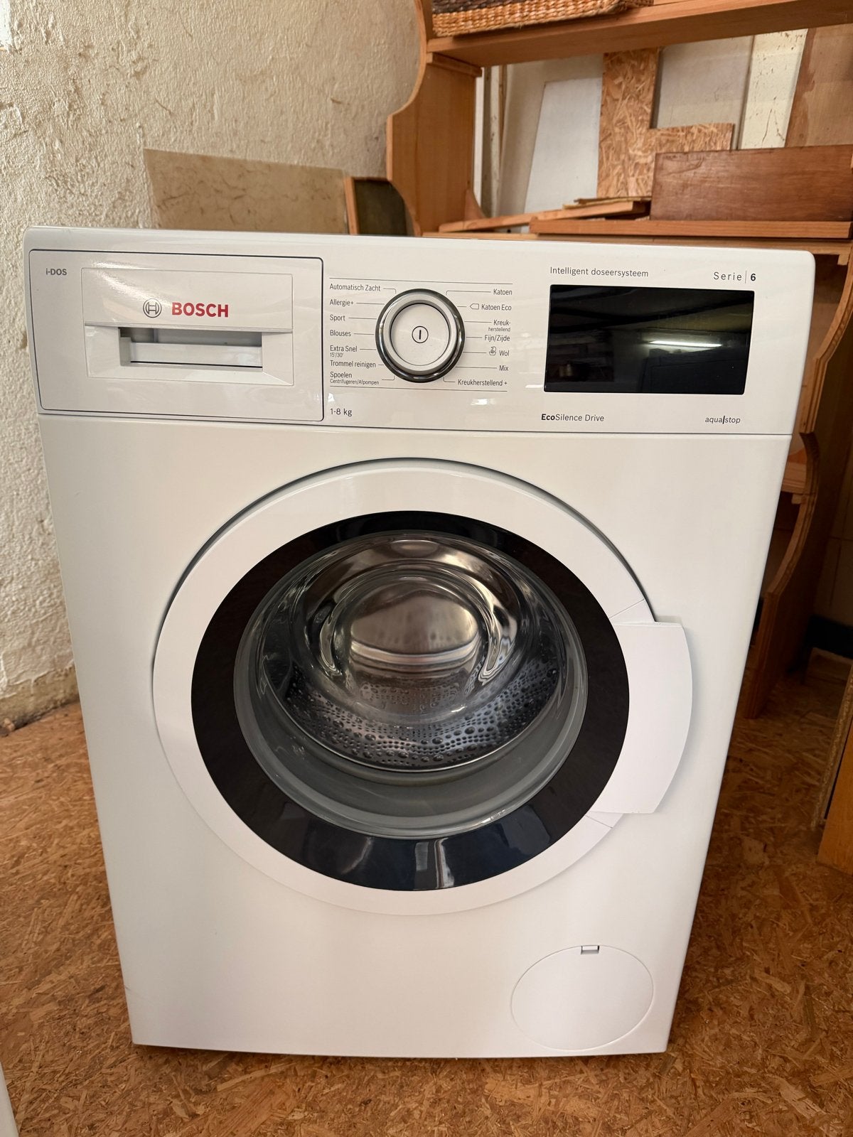 Bosch Serie 6 i-DOS Wasmachine XXL Trommel Touchscreen, Ophalen, 1200 tot 1600 toeren, Gebruikt, 10 kg of meer