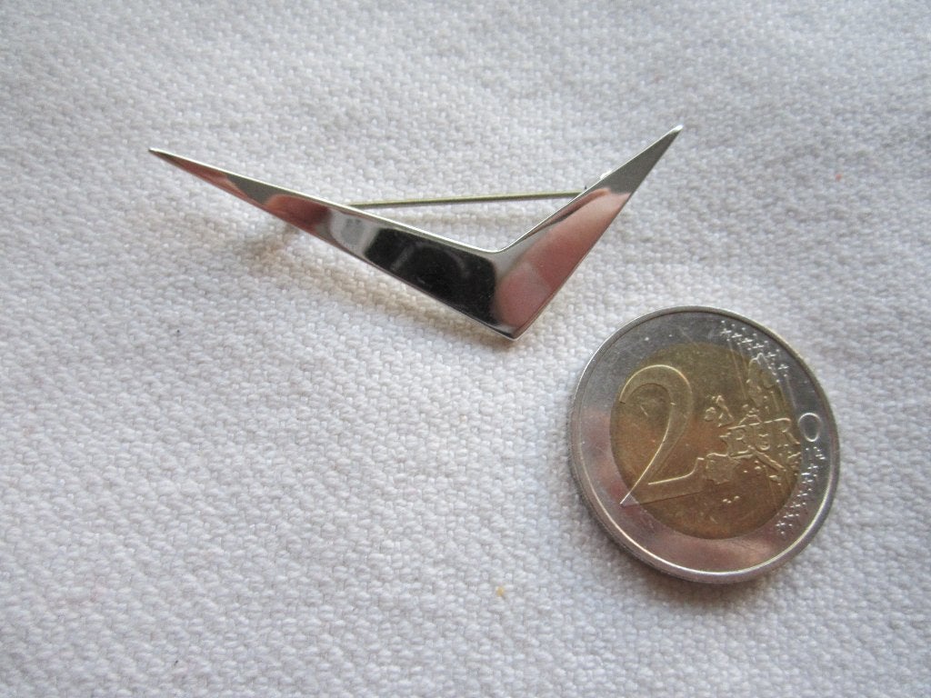 35.  Schitterende oude broche, MONET, Ophalen, Overige materialen, Broche