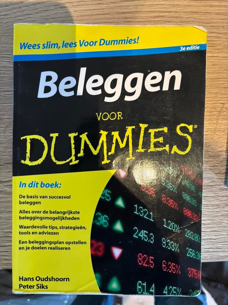 Beleggen voor dummies, Boeken, Informatica en Computer, Ophalen of Verzenden, Zo goed als nieuw