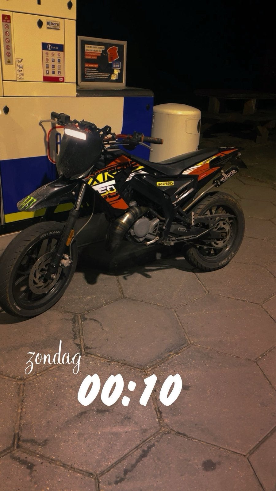 Derbi senda 2019, Ophalen, Zo goed als nieuw