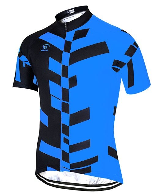 Fietsshirt M mtb racefiets fietskleding wielershirt blauw, Nieuw, Ophalen of Verzenden, Bovenkleding, Heren