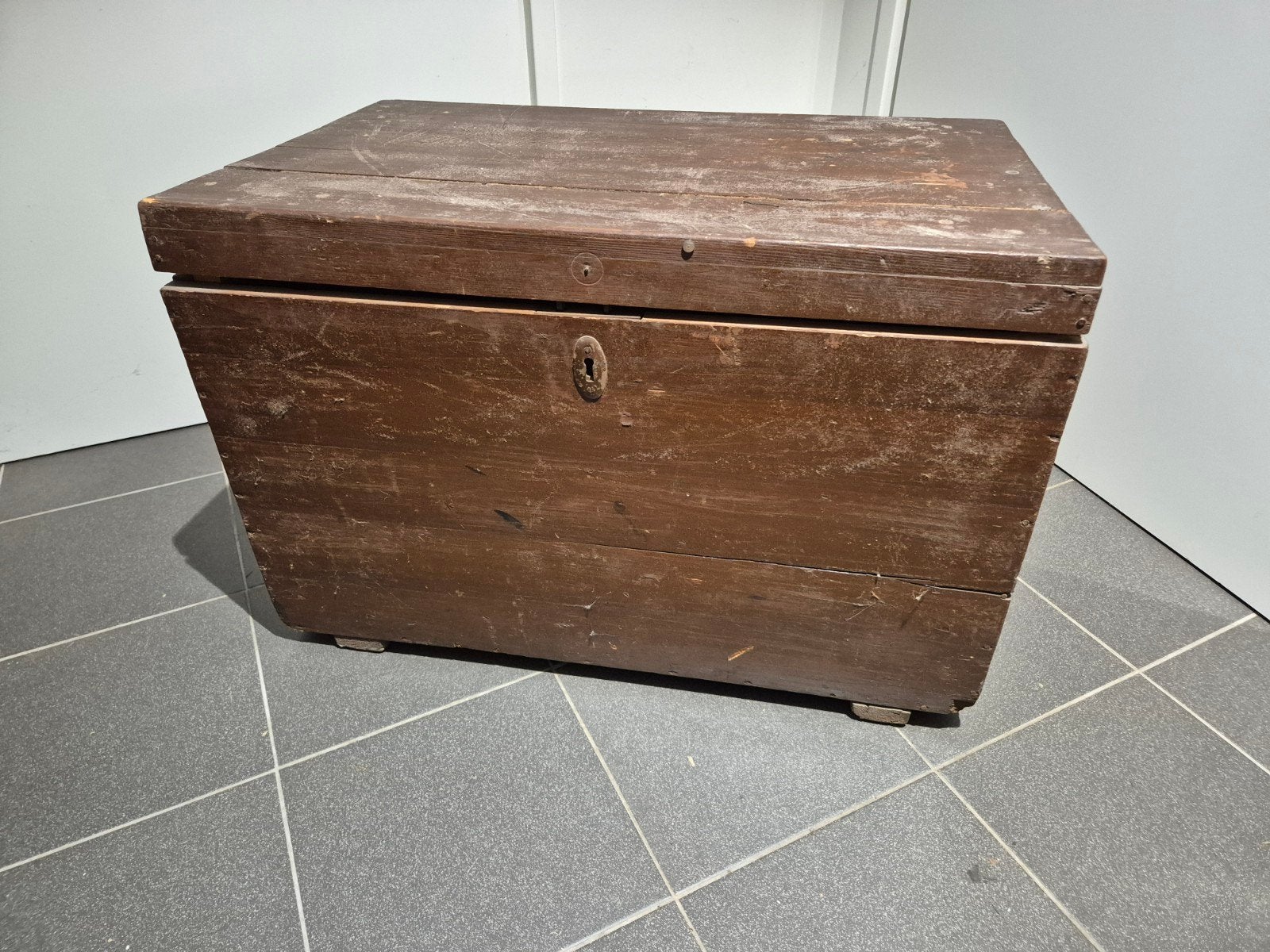 houten dekenkist, Ophalen, Gebruikt, 50 tot 100 cm, Onbekend