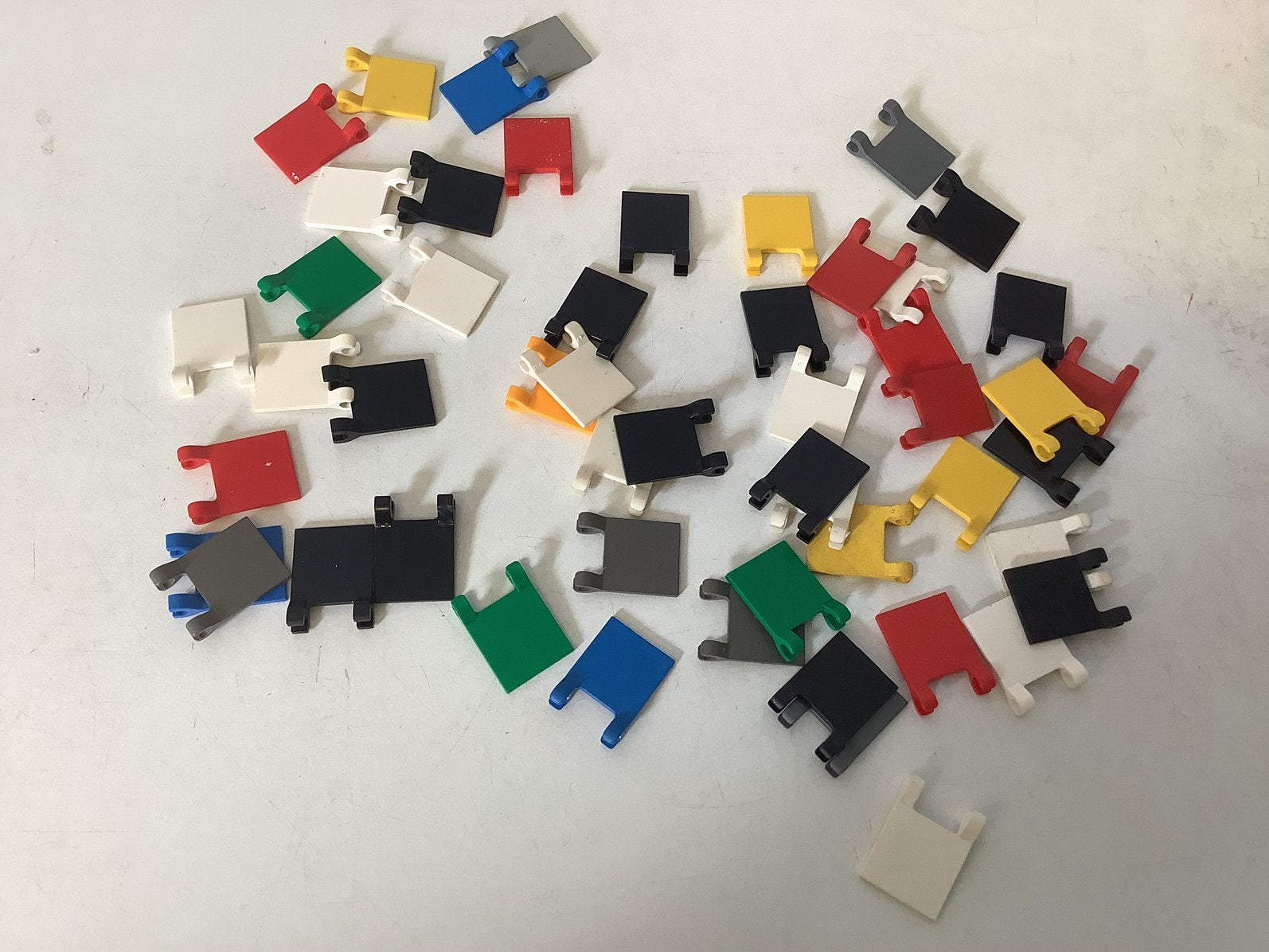 Lego vlag 2x2 vierkant, Ophalen of Verzenden, Gebruikt, Losse stenen, Lego