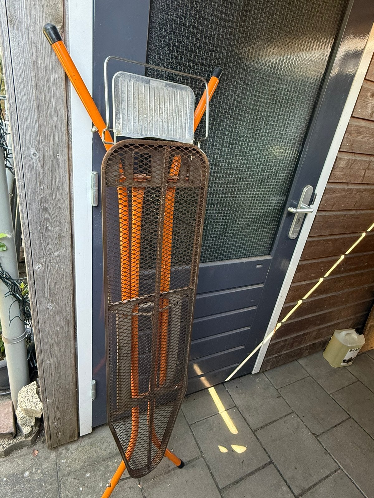 Vintage Brabantia strijkplank oranje bruin, Verzamelen, Retro, Huis en Inrichting, Ophalen