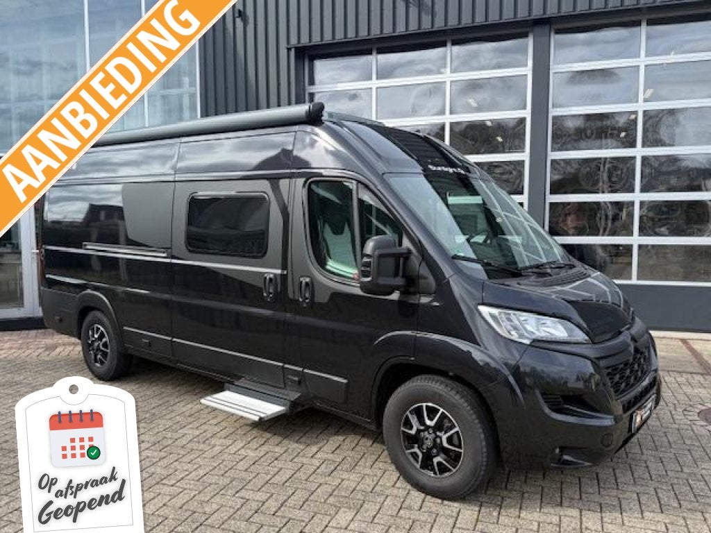 ACTIE! Sunlight Cliff 640 Lengte bedden,Blackline,Dsl kachel, Buscamper of Camperbus, Sunlight, Sunlight GmbH, Tot en met 2