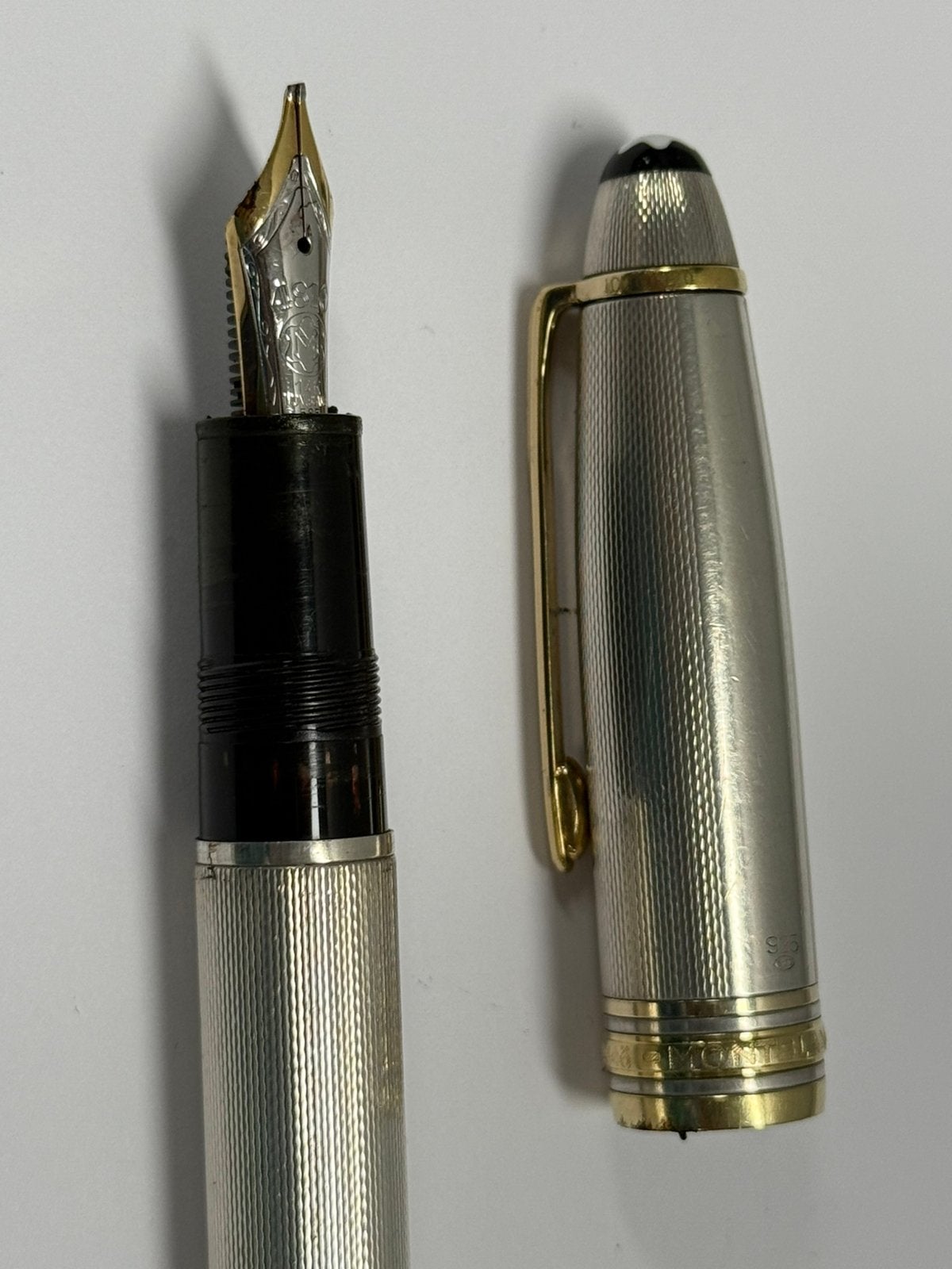 Montblanc Meisterstuck 146 Sterling LeGrand Fountain Pen, Ophalen of Verzenden, Gebruikt, Vulpen, Mont Blanc